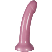 baseks Glitzernder Silikondildo in Pink 18 cm