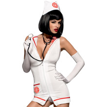 Obsessive Emergency Dress Krankenschwesterkostüm mit Stethoskop